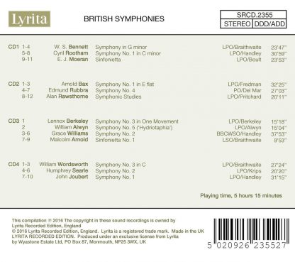 Photo No.2 of British Symphonies