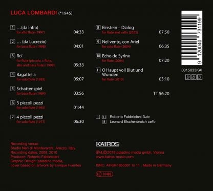 Photo No.2 of Luca Lombardi: Music for Solo Flute