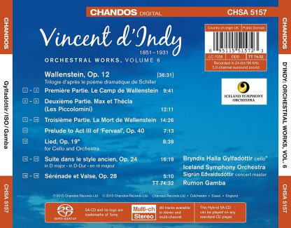 Photo No.2 of Vincent d’Indy: Orchestral Works Volume 6