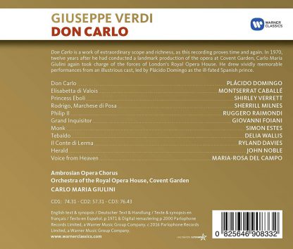 Photo No.2 of Verdi: Don Carlo (Five-act version)