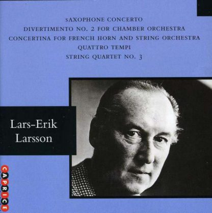 Photo No.1 of Lars-Erik Larsson: Concerto for Saxophone