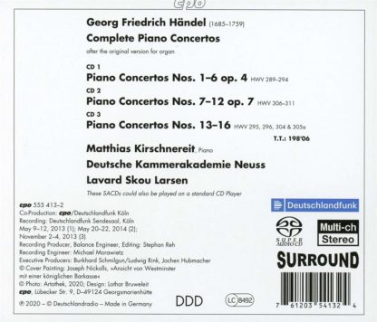 Photo No.2 of Georg Friedrich Händel: Piano Concertos