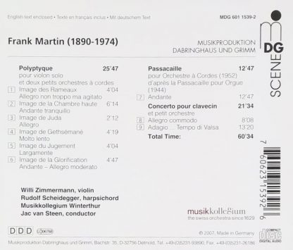 Photo No.2 of Frank Martin: Concertos Vol.2