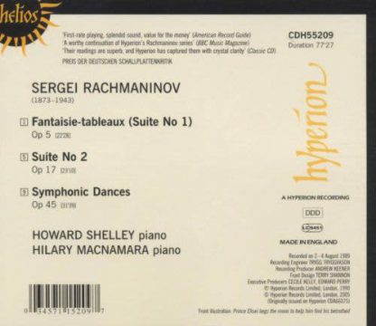 Photo No.2 of Rachmaninov: Music for Two Pianos