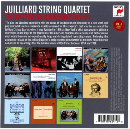 Photo No.2 of Juilliard String Quartet - The Complete RCA Recordings