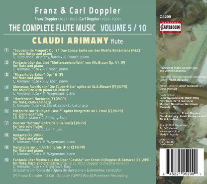Photo No.2 of Franz & Carl Doppler: Complete Flute Music