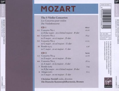 Photo No.2 of Wolfgang Amadeus Mozart: The 5 Violin Concertos