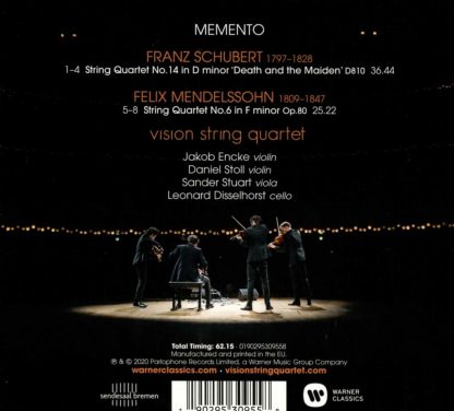 Photo No.2 of Vision String Quartet - Schubert & Mendelssohn