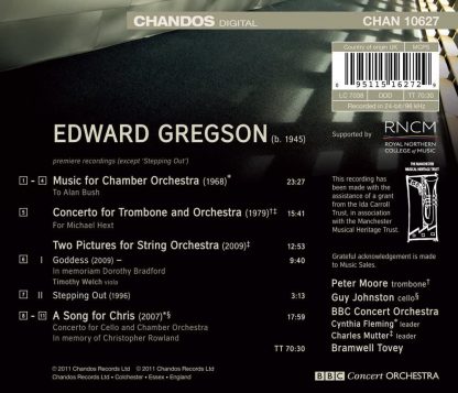 Photo No.2 of Edward Gregson: Concertos Volume 3