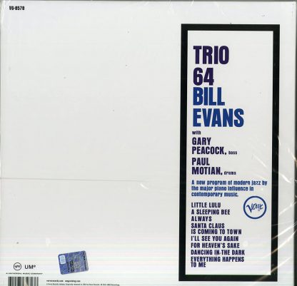 Photo No.2 of Bill Evans: Trio 64 (Acoustic Sounds - Vinyl 180g)