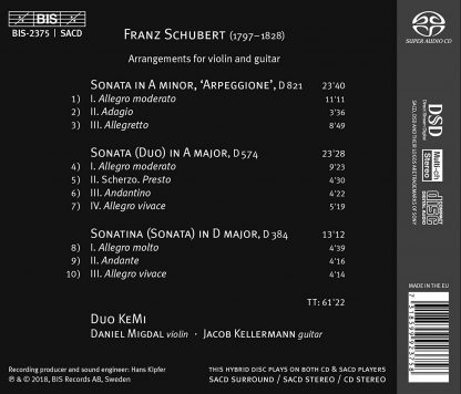 Photo No.2 of Schubert Sonatas