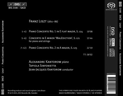 Photo No.2 of Liszt: Piano Concertos