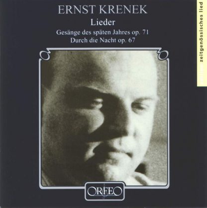 Photo No.1 of Ernst Krenek - Lieder