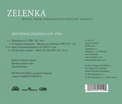 Photo No.2 of Jan Dismas Zelenka: Melodrama de Sancto Wenceslao ZWV 175 (Music from Eighteenth-Century Prague)