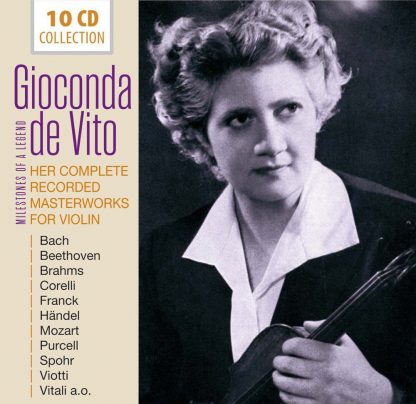 Photo No.1 of Gioconda De Vito - Her Complete Recorded Masterworks For Violin
