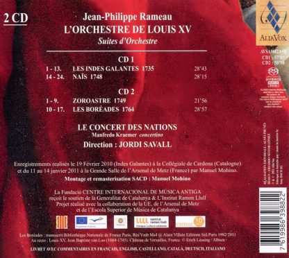 Photo No.2 of Jean Philippe Rameau: L’Orchestre de Louis XV