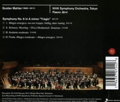 Photo No.2 of Mahler: Symphony No. 6 'Tragic'