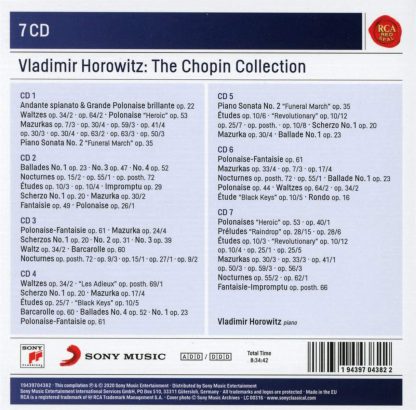 Photo No.2 of Vladimir Horowitz: The Chopin Collection