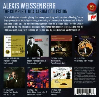 Photo No.2 of Alexis Weissenberg: The Complete RCA Album Collection