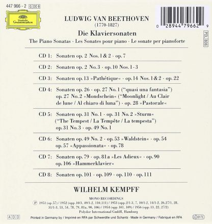 Photo No.2 of Beethoven: Piano Sonatas Nos. 1-32