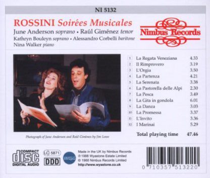 Photo No.2 of Rossini: Soirées Musicales