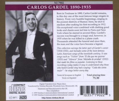 Photo No.2 of Carlos Gardel - The King of Tango Vol.2