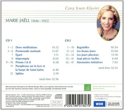 Photo No.2 of Marie Jaëll: Complete Works for Piano Vol. 3