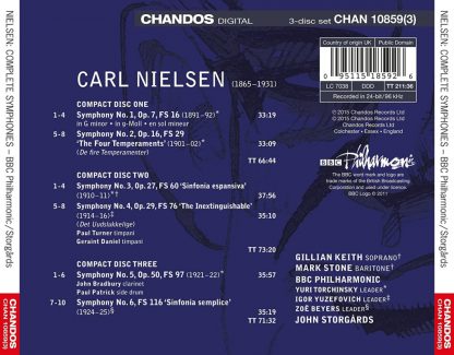 Photo No.2 of Carl Nielsen: Symphonies Nos. 1-6 (Complete)