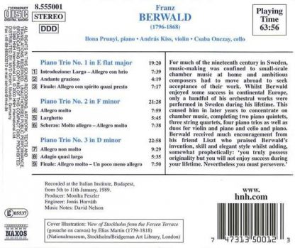 Photo No.2 of Berwald: Piano Trios Nos. 1-3