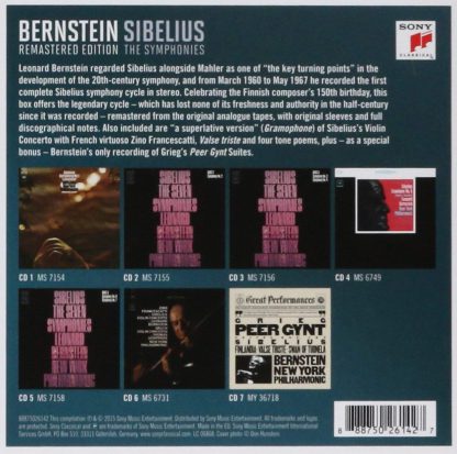 Photo No.2 of Bernstein - Sibelius The Symphonies (Remastered Edition)