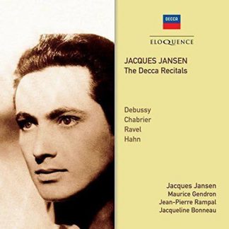 Photo No.1 of Jacques Jansen: The Decca Recitals