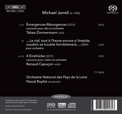 Photo No.2 of Michael Jarrell - Orchestral Works