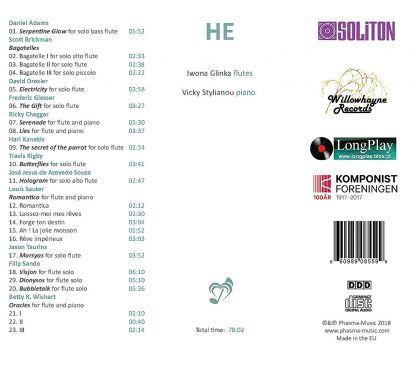 Photo No.2 of He: Music for Flute by 12 Contemporary Composers