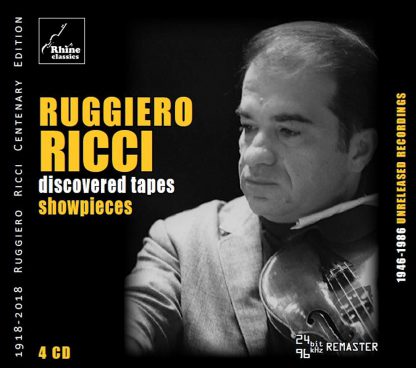 Photo No.1 of Ruggiero Ricci: Discovered Tapes, Showpieces