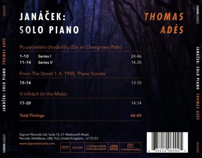 Photo No.2 of Janáček: Solo Piano