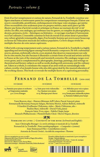 Photo No.2 of Fernand de La Tombelle: Musique De Chambre, Chorale et Symphonique