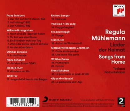 Photo No.2 of Regula Mühlemann: Songs from Home