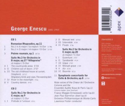 Photo No.2 of Enescu: Romanian Rhapsodies, Poème roumain & Orchestral Suites