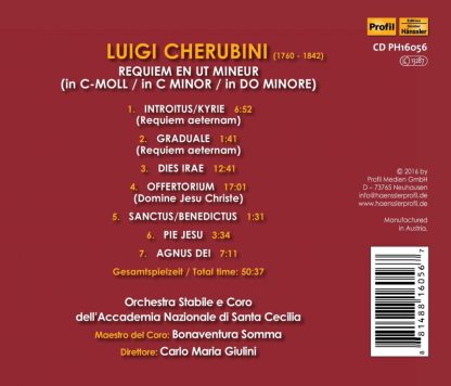Photo No.2 of Cherubini: Requiem Mass in C Minor