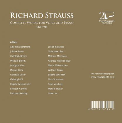 Photo No.2 of R. Strauss: Complete Works for voice and piano