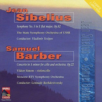 Photo No.1 of Sibelius - Barber: Symphony No. 5 - Cello Concerto