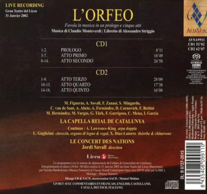 Photo No.2 of Claudio Monteverdi: L'Orfeo