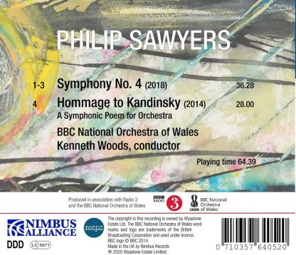 Photo No.2 of Philip Sawyers: Symphony No. 4 & Hommage To Kandinsky