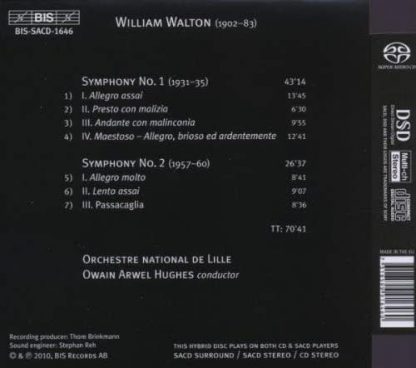 Photo No.2 of William Walton: The Symphonies