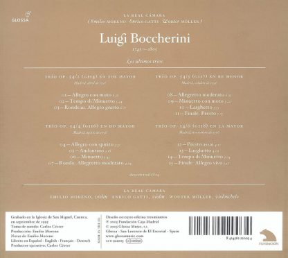 Photo No.2 of Luigi Boccherini: The Last Trios