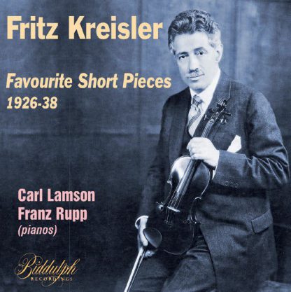 Photo No.1 of Fritz Kreisler: Favourite Short Pieces 1926-38