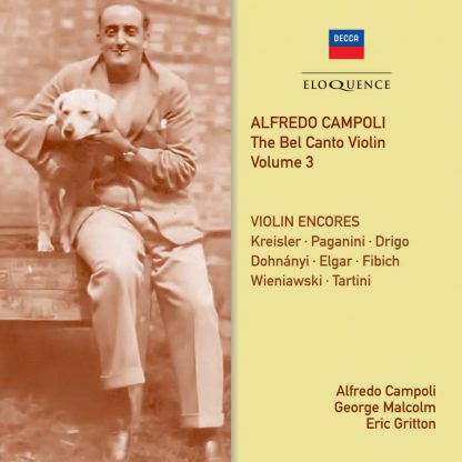 Photo No.1 of Alfredo Campoli: The Bel Canto Violin - Volume 3