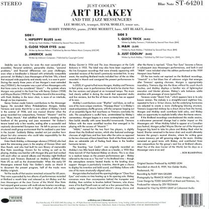 Photo No.2 of Art Blakey: Just Coolin' (Vinyl)