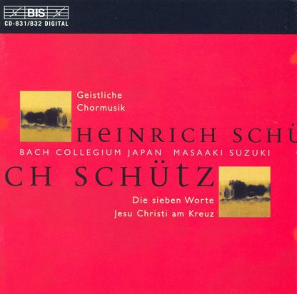 Photo No.1 of Schütz: Geistliche Chormusik & Die sieben Worte Jesu Christ am Kreuz