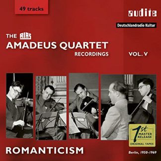 Photo No.1 of The RIAS Amadeus Quartet Recordings Vol. 5: Romanticism